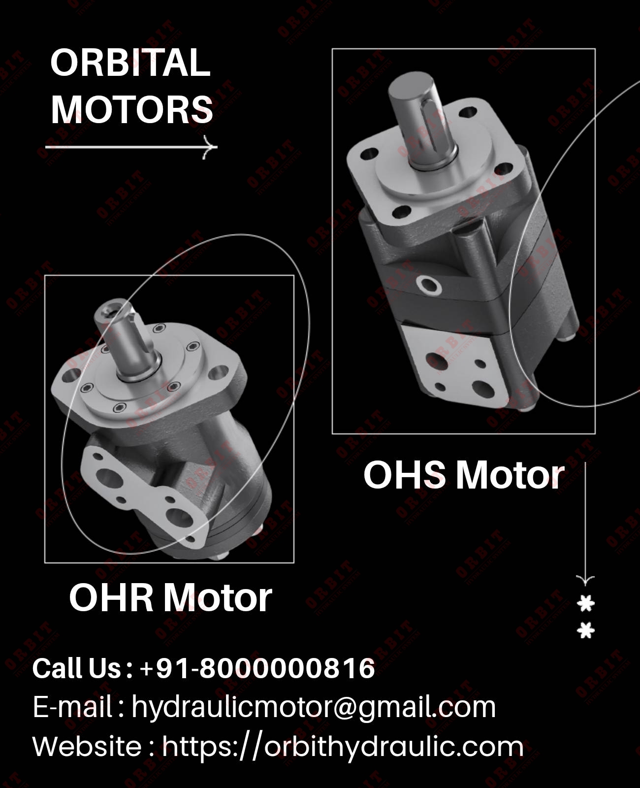 Danfoss OHR Hydraulic Motor In India OMPX-250 83062950 White Hydraulic Motor In Ahmedabad Mumbai Pune Chennai Bangalore Hyderabad Nashik Indore Jaipur Delhi Kolkata Vasai India